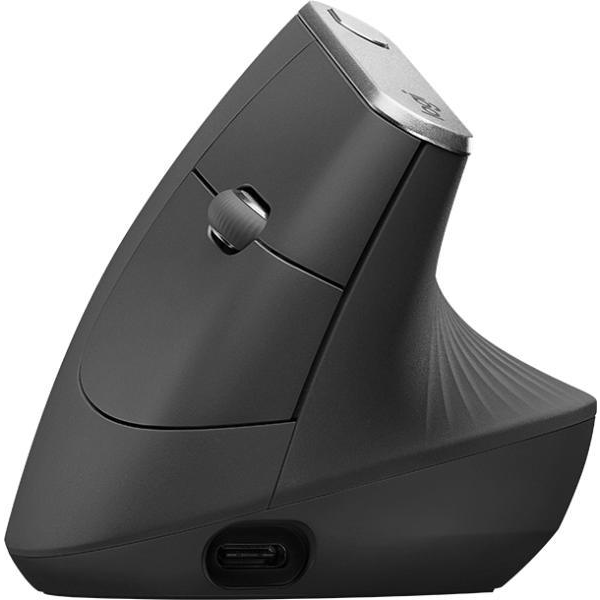 Logitech MX Vertical ergonomikus egér 4000 DPI Grafit