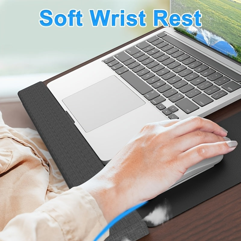 Portable Wooden Laptop Desk With Mouse Pad