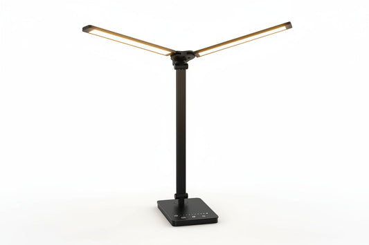 NNETM Double Head LED Desk Lamp – 50 Modes, Touch Control & Smart Memory