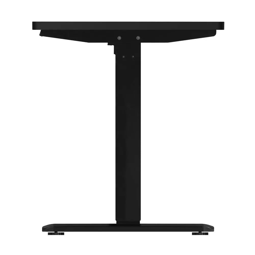 Electric Height-Adjustable Standing Desk — Motorized, Black
