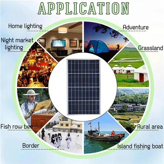Portable Solar Panel Generator (600W)