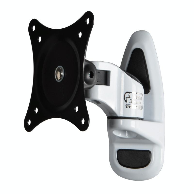 NNEIDS Universal Swivel Wall Mount For Computer Monitors - White
